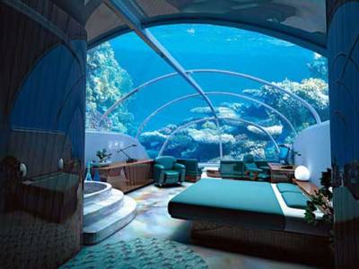 The Istanbul 7 Underwater Hotel will feature exhibition halls, restaurants, and all rooms will be sea-facing. Which was built underwater on what used to be a tobacco factory, the Istanbul Hotel will be inaugurated in 2010.Holy Mother of Lucifer! I would absolutely love to stay in one of these rooms. For some reason, I just picture Smart House, with those walls that change to different scenic backgrounds, but in this case it’s real. So amazing!