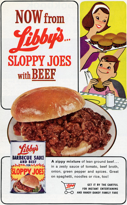 Libby’s Sloppy Joes, 1965