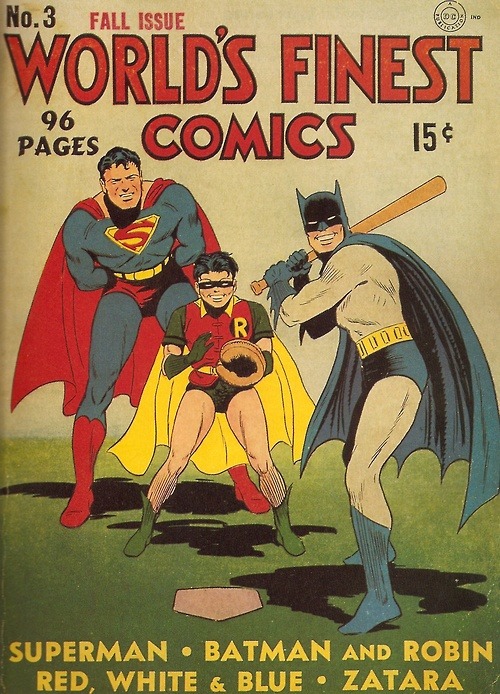 supermanblog:  holycowbatman:  DC superhero baseball game > Twilight vampire baseball game